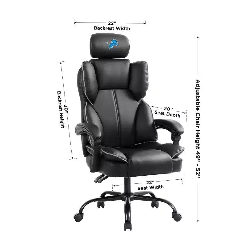 Silla de oficina NFL Detroit Lions Champ