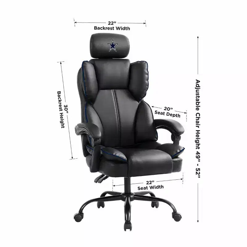 Silla de oficina NFL Dallas Cowboys Champ