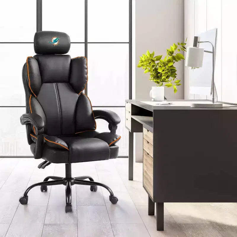 Sillón de oficina del campeón de los Miami Dolphins de la NFL