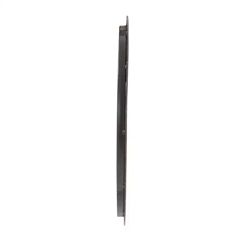 Espejo de pared redondo con marco de cobre: Decoración moderna, 40 cm de diámetro, no requiere montaje