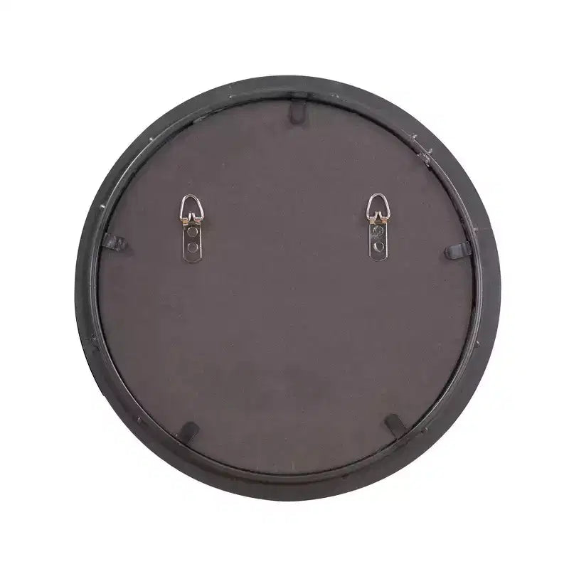 Espejo de pared redondo con marco de cobre: Decoración moderna, 40 cm de diámetro, no requiere montaje