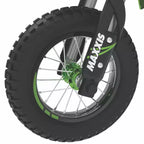 Razor SX350 Dirt Rocket McGrath Motocross Bicicleta eléctrica - Verde: Cuadro de acero, motor de 250W