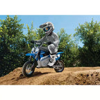Moto eléctrica Razor MX350 Dirt Rocket de 24 V - Azul: motor de 250 W, 22,5 km/h