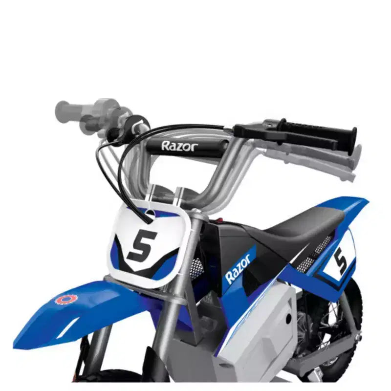 Moto eléctrica Razor MX350 Dirt Rocket de 24 V - Azul: motor de 250 W, 22,5 km/h