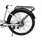 Bicicleta eléctrica tipo crucero Soar Adult City ST 350 de 27.5'' con cuadro de paso bajo