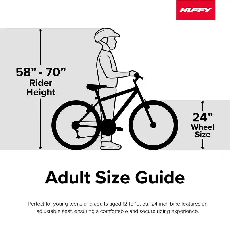Bicicleta Cruiser Huffy Good Vibrations para Adulto - Ruedas de 24" - Menta