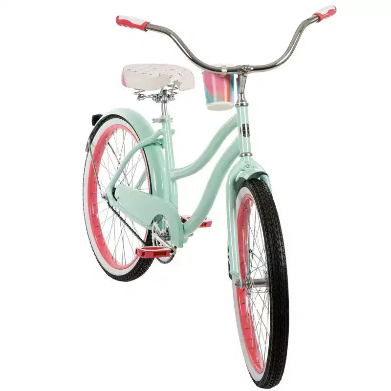 Bicicleta Cruiser Huffy Good Vibrations para Adulto - Ruedas de 24" - Menta
