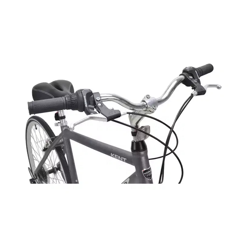 Bicicleta híbrida Kent Ridgeway Sport para hombre, rodado 700c/28", gris