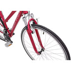 Bicicleta híbrida Kent para mujer Ridgeway Sport 700c/28" - Roja