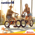 Patinete eléctrico Razor Rambler Step Over - Beige: motor de 350 W, velocidad de 25 km/h