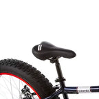 Bicicleta de montaña Mongoose para hombre, con neumáticos anchos de 26", modelo Dolomite - Azul marino/rojo