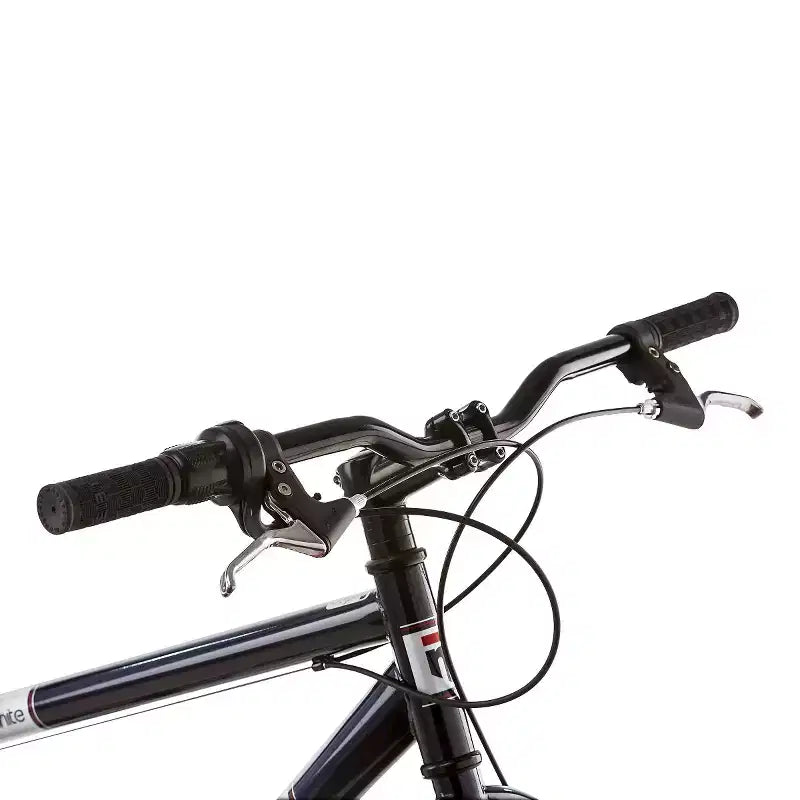 Bicicleta de montaña Mongoose para hombre, con neumáticos anchos de 26", modelo Dolomite - Azul marino/rojo