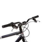 Bicicleta de montaña Mongoose para hombre, con neumáticos anchos de 26", modelo Dolomite - Azul marino/rojo