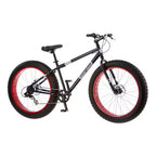 Bicicleta de montaña Mongoose para hombre, con neumáticos anchos de 26", modelo Dolomite - Azul marino/rojo