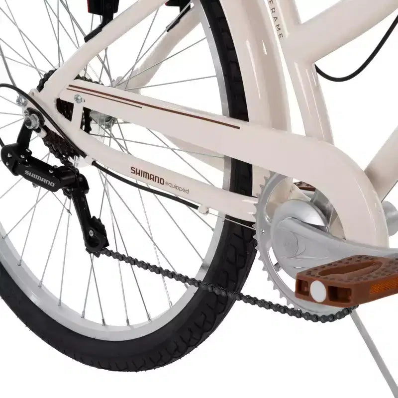 Bicicleta de paseo Huffy Sienna de 27,5" L - Crema