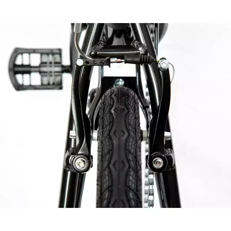 Bicicleta plegable de aluminio ZiZZO Urbano de 8 velocidades y 20" - Gris