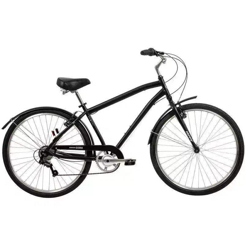 Bicicleta cómoda Huffy Sienna de 27.5" para mujer - Negra