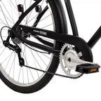 Bicicleta cómoda Huffy Sienna de 27.5" para mujer - Negra