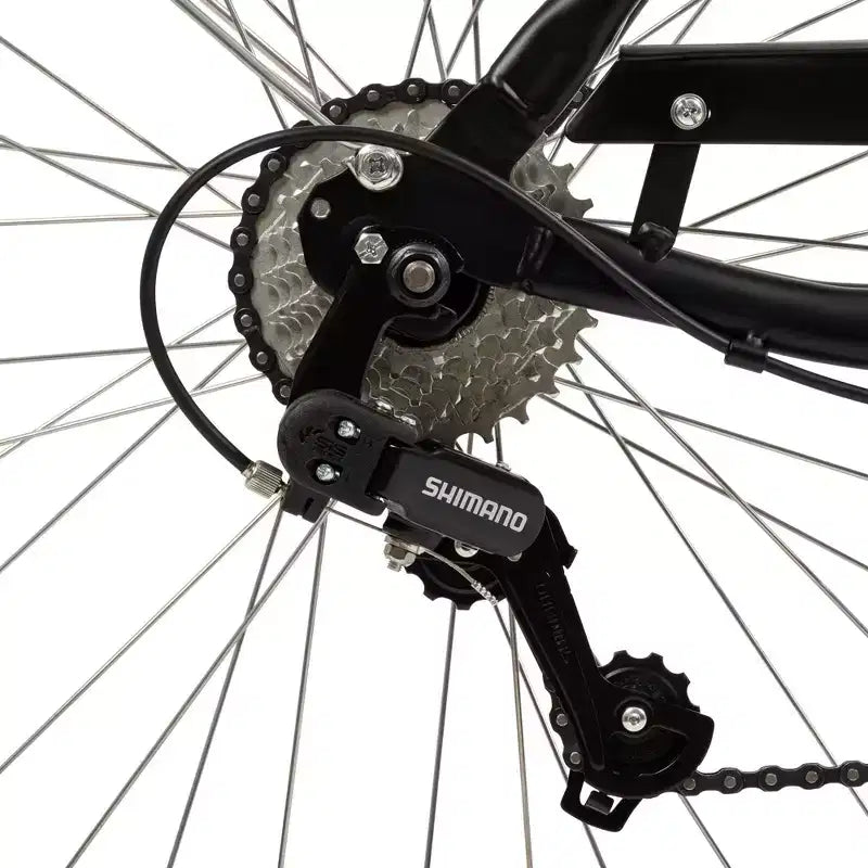 Bicicleta cómoda Huffy Sienna de 27.5" para mujer - Negra