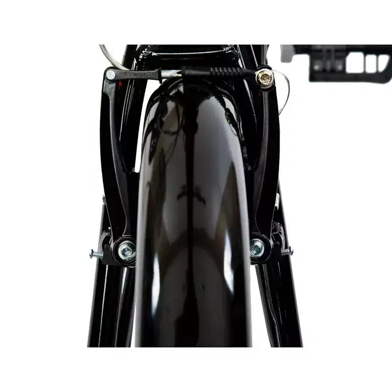 Bicicleta plegable de aluminio ZiZZO Via de 20" y 7 velocidades - Negra