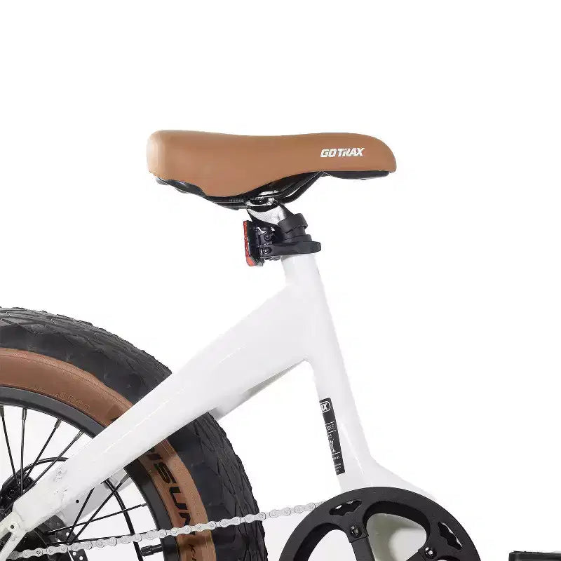 Bicicleta eléctrica plegable Gotrax Adult F5 de 20" con cuadro bajo, color blanco
