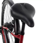 Bicicleta eléctrica Huffy Lyndon Step-Through - Ruedas de 27.5" - 20 MPH - 36V - Roja