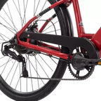 Bicicleta eléctrica Huffy Lyndon Step-Through - Ruedas de 27.5" - 20 MPH - 36V - Roja