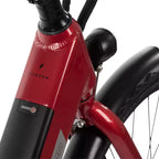 Bicicleta eléctrica Huffy Lyndon Step-Through - Ruedas de 27.5" - 20 MPH - 36V - Roja
