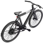 Bicicleta Híbrida Eléctrica Bird Adulto A Frame de 28" con Cuadro Bajo - Negro: Cuadro de Aluminio, Velocidad Máxima 32 km/h