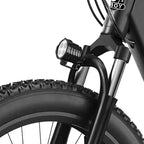 Bicicleta de montaña eléctrica Hiboy Adult P6 de 26" con barra alta - Negro
