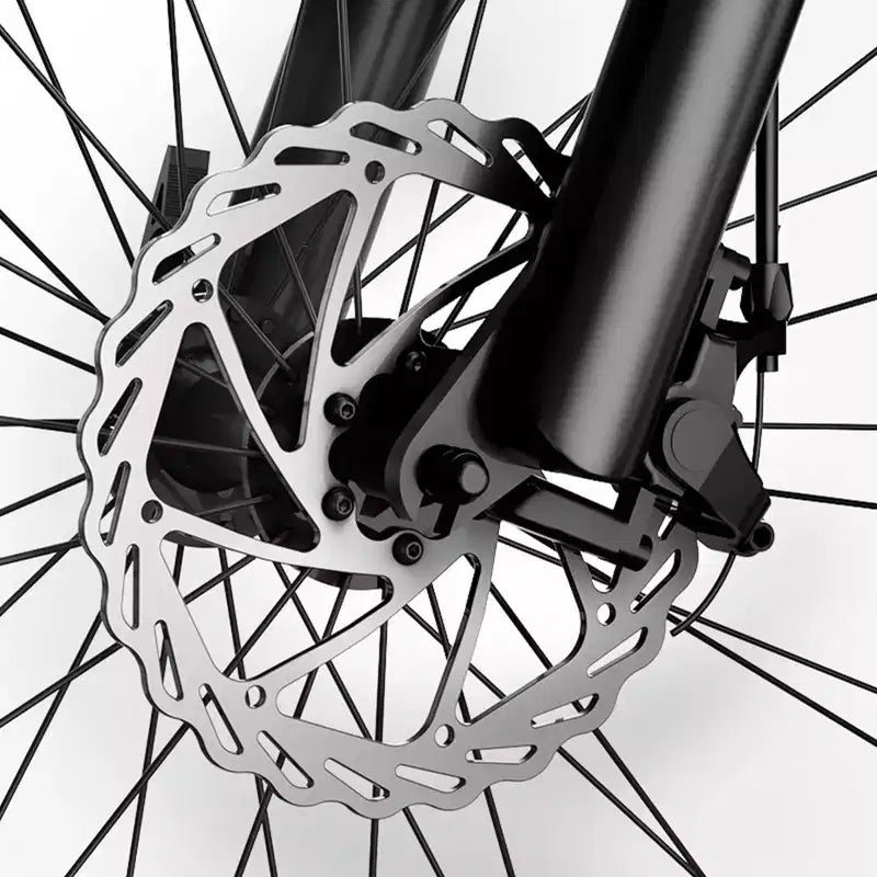 Bicicleta de montaña eléctrica Hiboy Adult P6 de 26" con barra alta - Negro