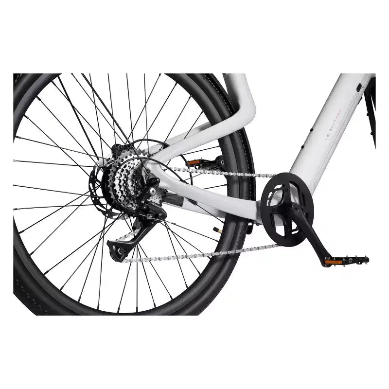 Bicicleta Eléctrica de Paseo Urtopia Adult Carbon 1 Pro Inteligente de 27.64'' con Barra Alta - Blanca S