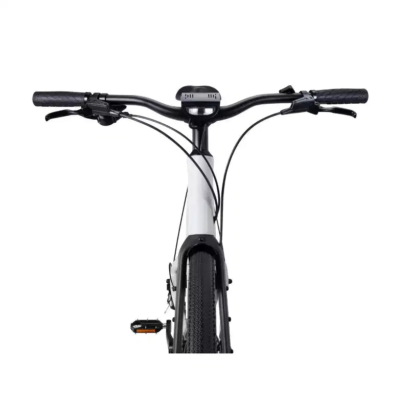 Bicicleta Eléctrica de Paseo Urtopia Adult Carbon 1 Pro Inteligente de 27.64'' con Barra Alta - Blanca S
