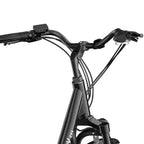 Bicicleta eléctrica tipo crucero Hiboy Adult EX6 de 20" con cuadro bajo - Blanca