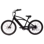 Bicicleta eléctrica tipo crucero para adultos GOTRAX Shoreline de 27.5" con barra superior baja - Negra