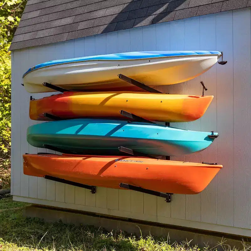 StoreYourBoard Shenandoah Kayak Storage | Outdoor Adjustable Rack | 4 Levels