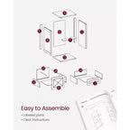 Archivador con 3 cajones, Mueble de archivo, Soporte para impresora, Compatible con A4, tamaño carta, carpetas colgantes, Estilo rústico moderno, para oficina en casa