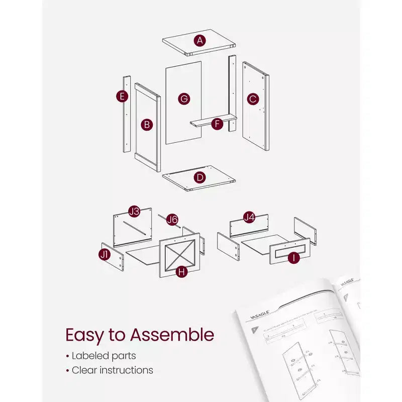 Archivador con 3 cajones, Mueble de archivo, Soporte para impresora, Compatible con A4, tamaño carta, carpetas colgantes, Estilo rústico moderno, para oficina en casa