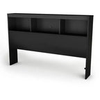 HomeStockBookcase Headboard Pure Black Spark Style Headboard