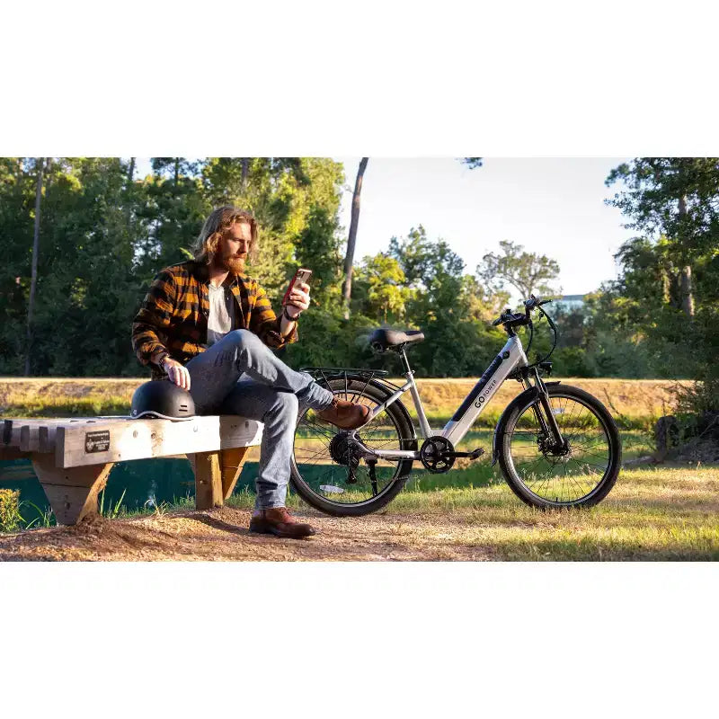 Bicicleta eléctrica GoVelo de GoPowerBike para adultos, motor de 500 W, batería extraíble, neumáticos de 26", velocidad máxima de 32 km/h, autonomía de más de 80 km