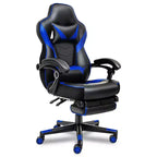 Sillón de oficina ELECWISH con reposapiés, soporte lumbar, silla ergonómica transpirable con cojín de muelles ensacados, sillas para adultos