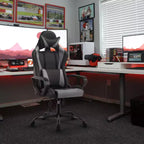 Silla de oficina cómoda y elegante FDW Gaming Chiar con masaje, soporte lumbar ajustable, giro de 360 grados y ruedas de deslizamiento suave