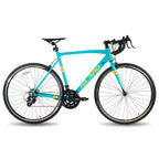 Bicicleta de Carretera HILAND 700C, Bicicleta de Carreras de 14 Velocidades, Bicicleta Urbana para Hombres y Mujeres