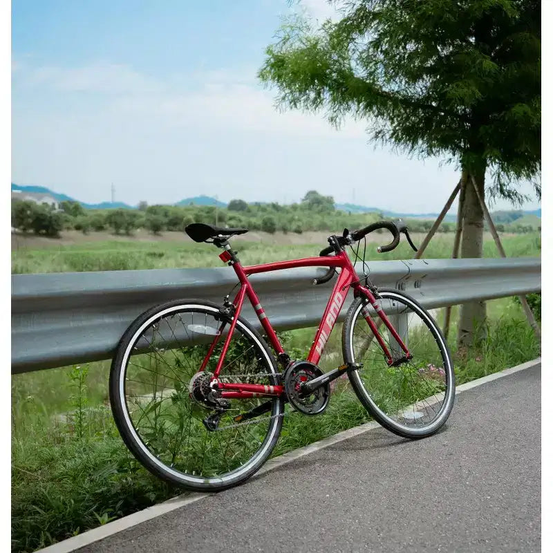 Bicicleta de Carretera HILAND 700C, Bicicleta de Carreras de 14 Velocidades, Bicicleta Urbana para Hombres y Mujeres
