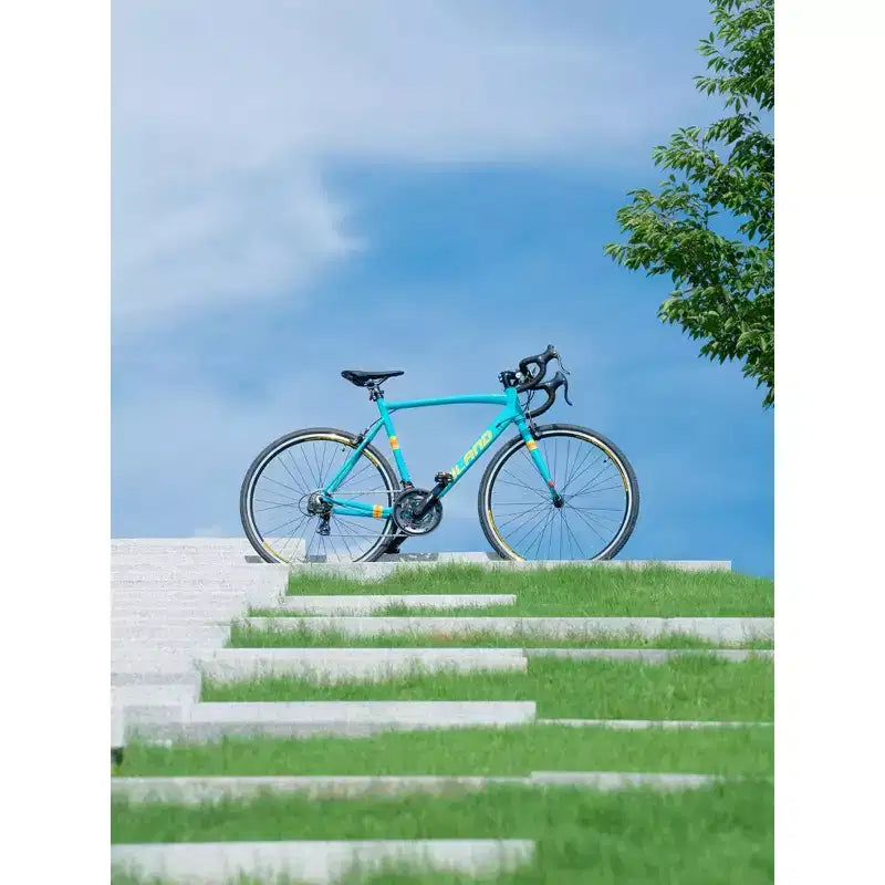 Bicicleta de Carretera HILAND 700C, Bicicleta de Carreras de 14 Velocidades, Bicicleta Urbana para Hombres y Mujeres
