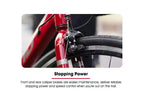 Bicicleta de Carretera HILAND 700C, Bicicleta de Carreras de 14 Velocidades, Bicicleta Urbana para Hombres y Mujeres