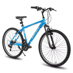 BAMCBASE Agave Mountain Bike, Bicicleta de Montaña para Hombres y Mujeres con 21 Velocidades, Cuadro de Acero de Alta Resistencia, Freno en V, Bicicleta Rígida para Adultos