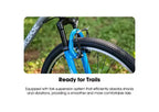 BAMCBASE Agave Mountain Bike, Bicicleta de Montaña para Hombres y Mujeres con 21 Velocidades, Cuadro de Acero de Alta Resistencia, Freno en V, Bicicleta Rígida para Adultos