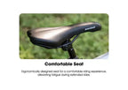 BAMCBASE Agave Mountain Bike, Bicicleta de Montaña para Hombres y Mujeres con 21 Velocidades, Cuadro de Acero de Alta Resistencia, Freno en V, Bicicleta Rígida para Adultos