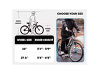 BAMCBASE Agave Mountain Bike, Bicicleta de Montaña para Hombres y Mujeres con 21 Velocidades, Cuadro de Acero de Alta Resistencia, Freno en V, Bicicleta Rígida para Adultos